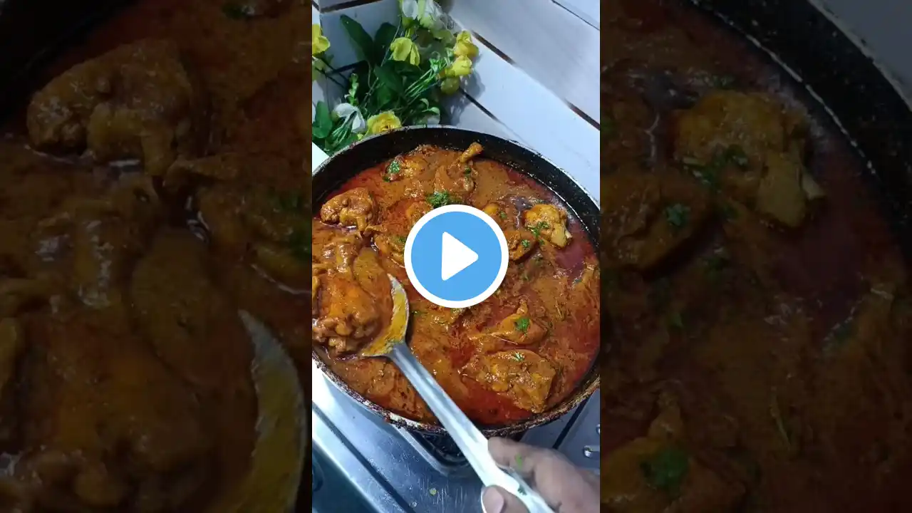 Panjabi Chicken Curry 😋😍chicken curry recipe #shorts #trending #viralvideo #food #cooking #chicken