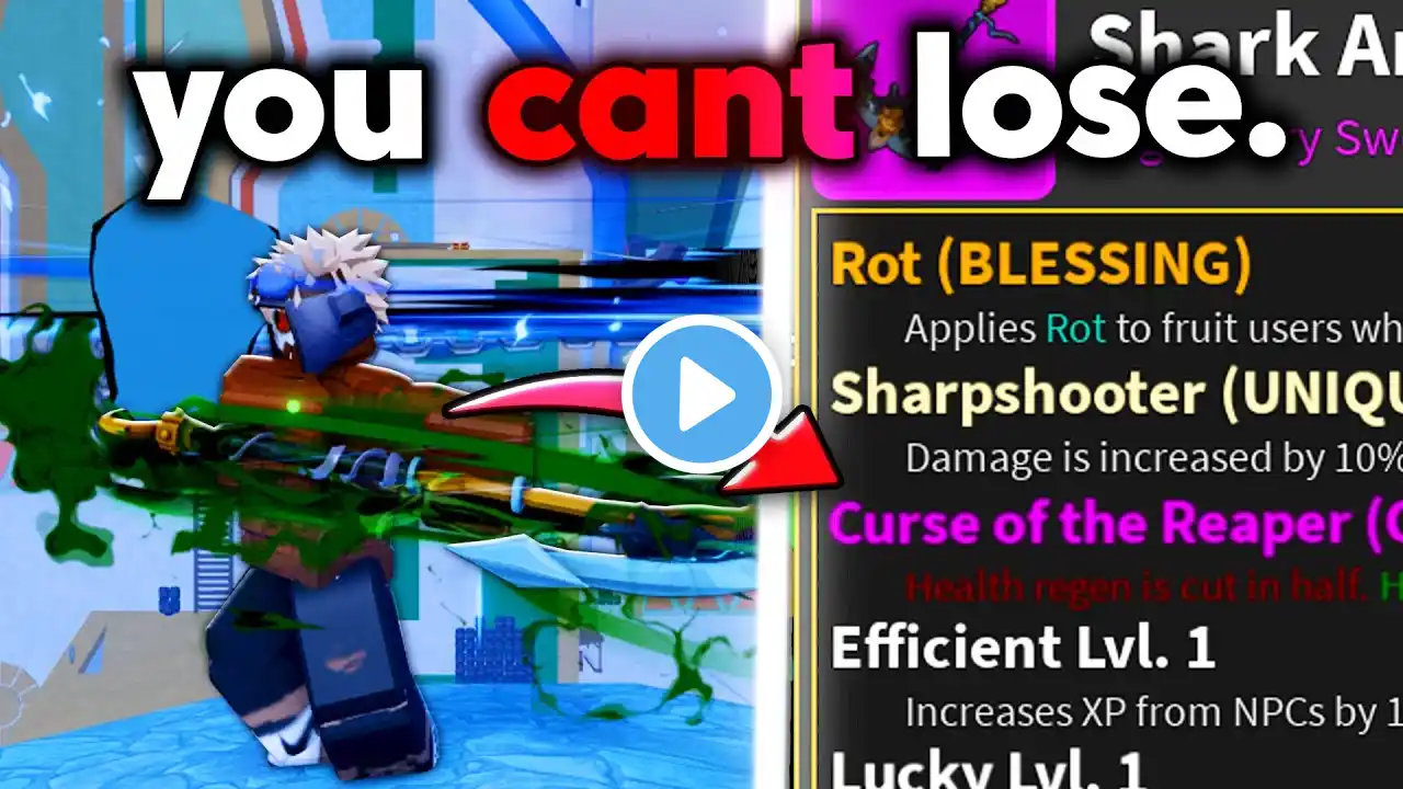 I got the ULTIMATE Shark Anchor Enchantment (and it’s OP..) | Blox Fruits