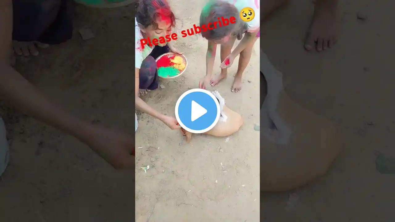 dogs holi #shorts #shortvideo #dog #youtubeshorts #happyholi #viralvideo #@Debsarkar_Vlogging