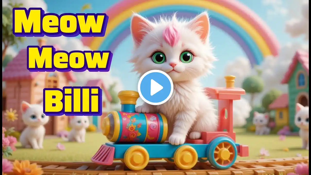 Meow Meow Billi | Nursery Rhymes & Kids Songs | Cat Say Meow | Billi Songs For Kids