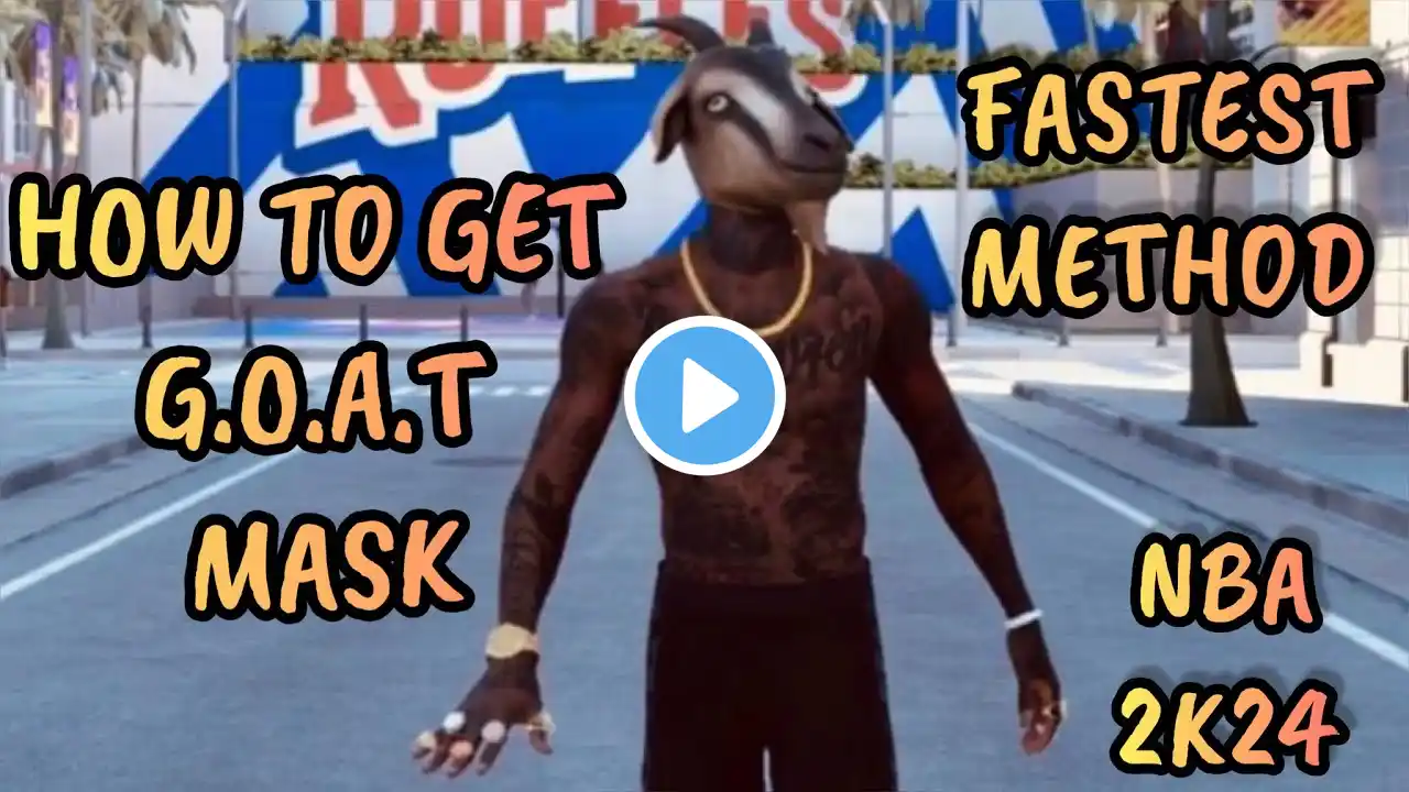 How To Get The G.O.A.T MASK NBA 2k24 | Fastest Method | Next Gen
