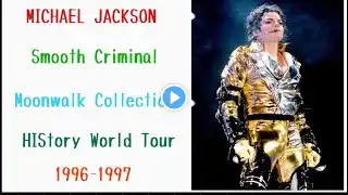 Michael Jackson - Smooth Criminal Moonwalk - HIStory World Tour - 1996-1997