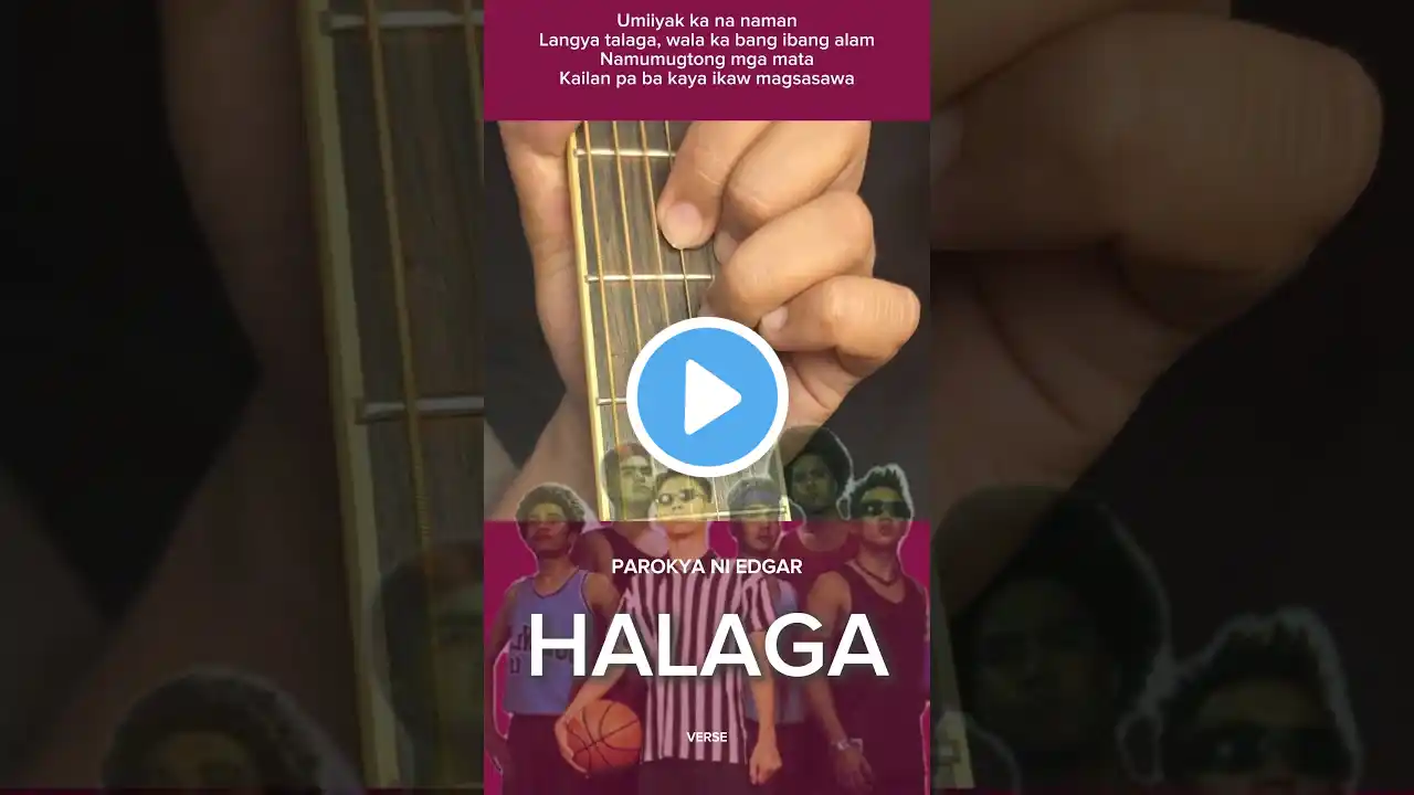 PAROKYA NI EDGAR - HALAGA | QUICK GUITAR TUTORIAL