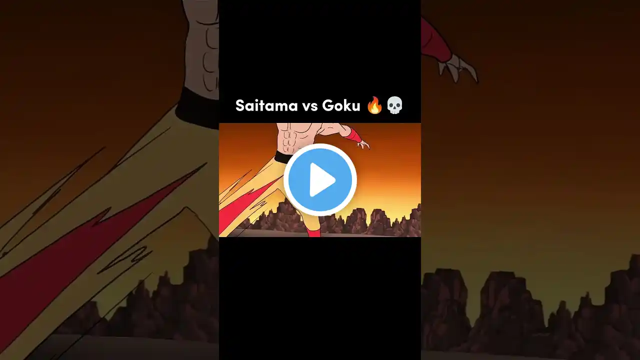 Saitama vs Goku☠️[Anime Fun Edit] #saitama #goku #dragonball #anime #viralshorts