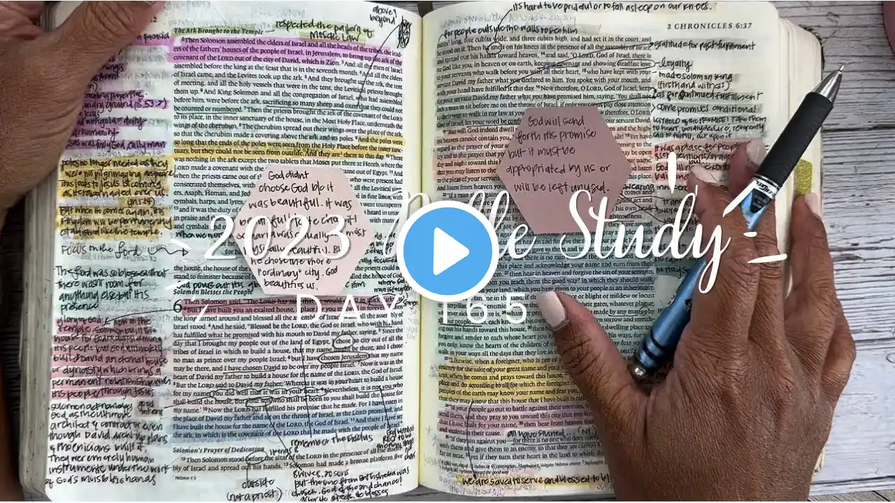 Study the Bible in One year: Day 165 2 ￼ Chronicles ￼6-7 & Psalm 136