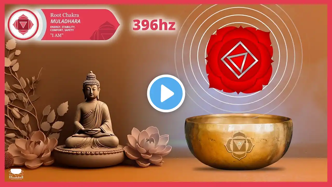 396 Hz Root Chakra Singing Bowl Meditation | 10 Minutes Root Chakra Activation Frequency