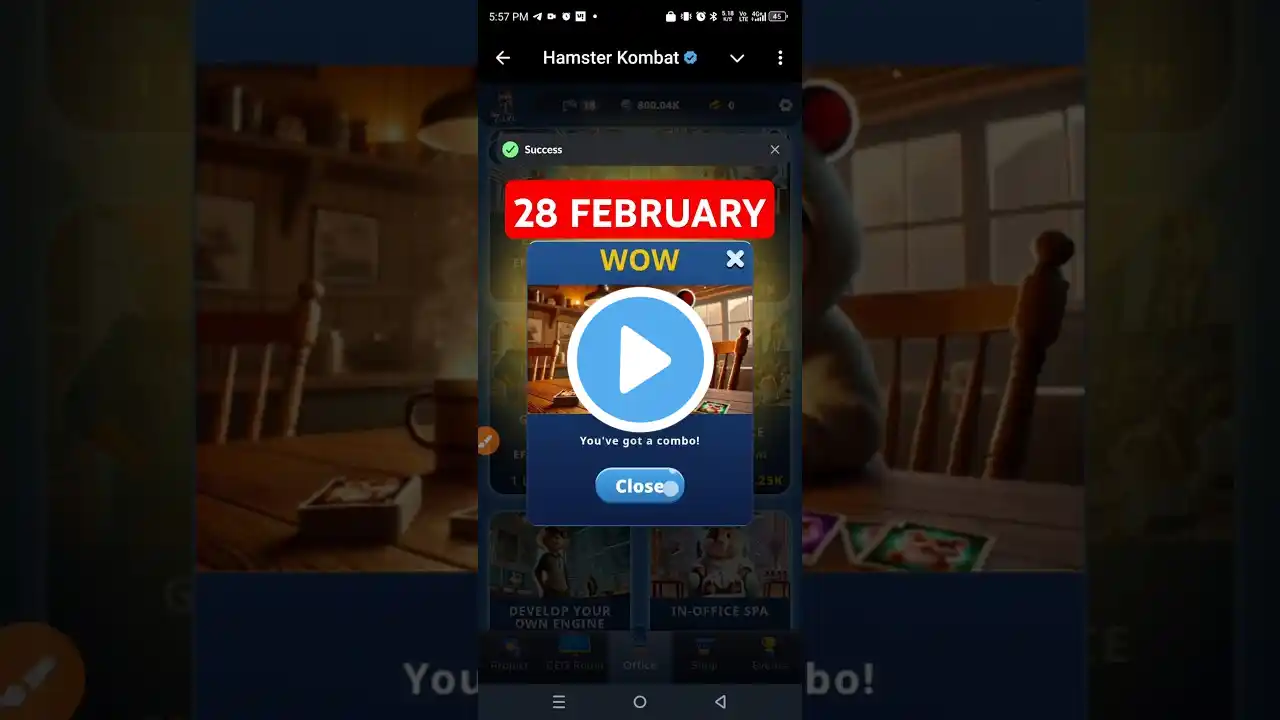 Hamster Kombat Game Dev Daily Combo | 28 February Hamster Kombat Daily Combo | Hamster Daily Combo