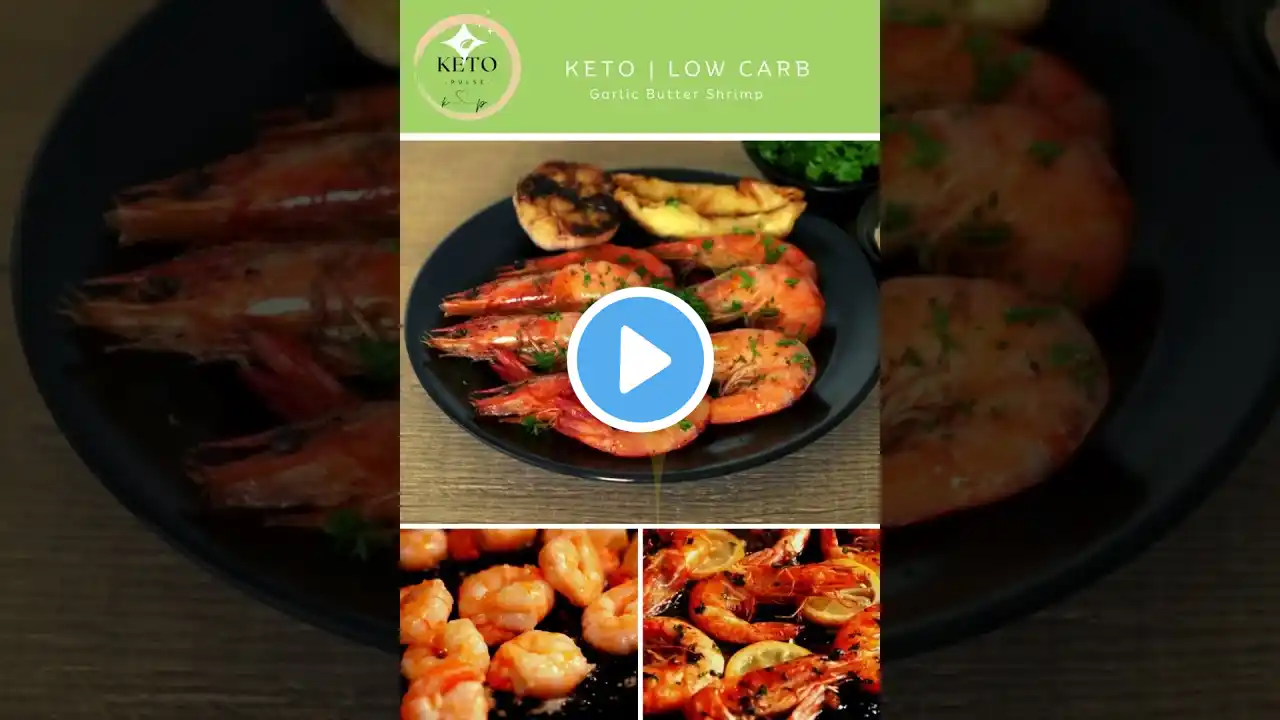 Low Carb Keto Garlic Butter Shrimp #foryou #avocadotoast #fypp #healthyfood #fypシ  #ketodiet