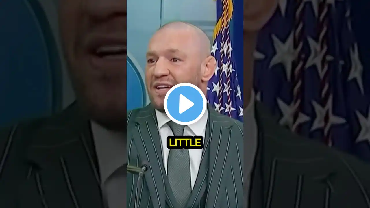 "Conor McGregor GOES OFF at the White House Before Meeting Trump!"