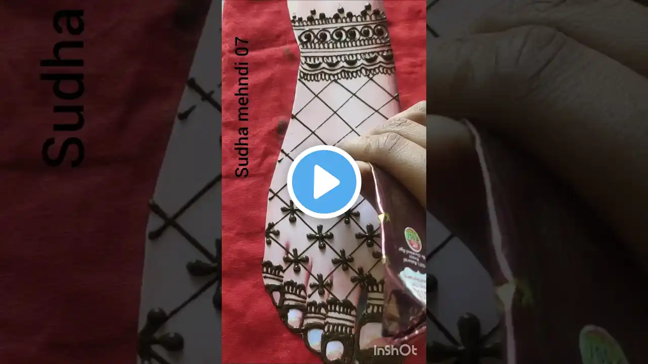 #shorts Simple arabic feet mehndi design|  पैर मेहंदी डिजाइ#ytshorts mehndi design #mehndi#mehndi