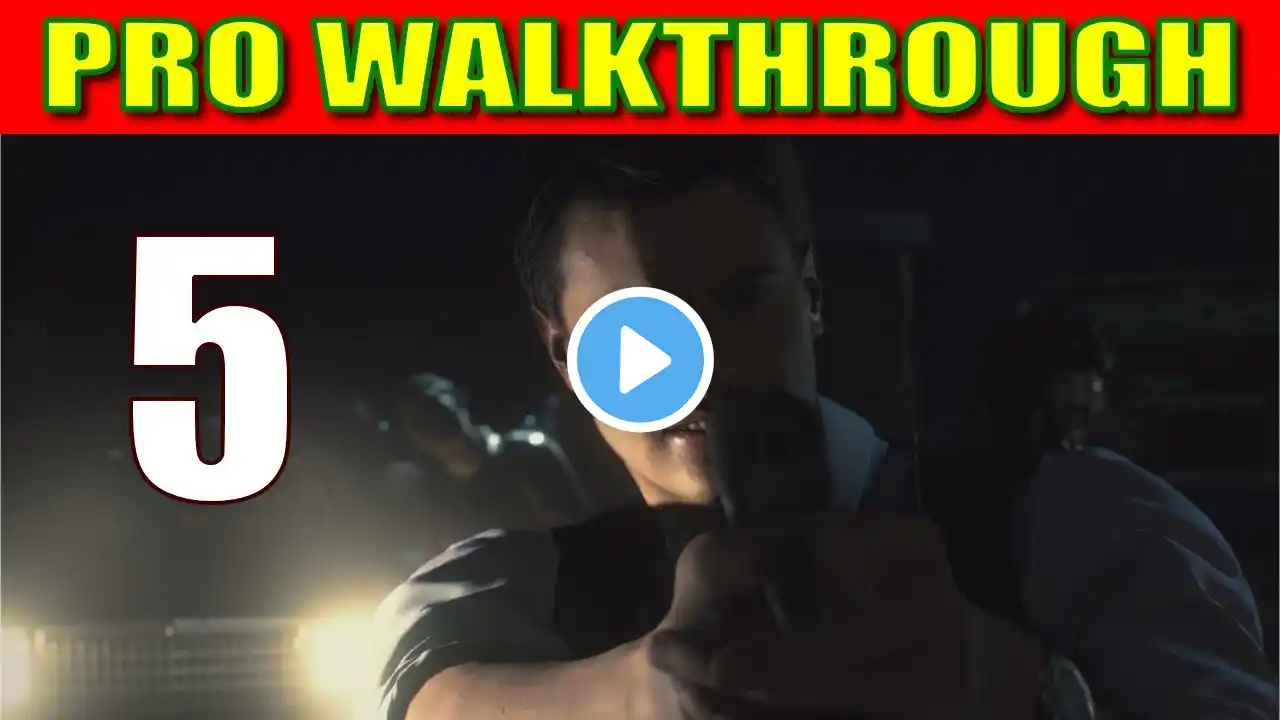 Resident Evil 2 Remake Walkthrough #5 - NO DAMAGE 1ST BOSS FIGHT, William Birkin, G Virus, Stage 1