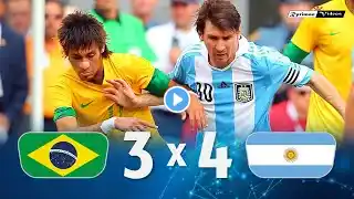 Brasil 3 x 4 Argentina (Neymar x Messi) ● 2012 Friendly Extended Goals & Highlights HD