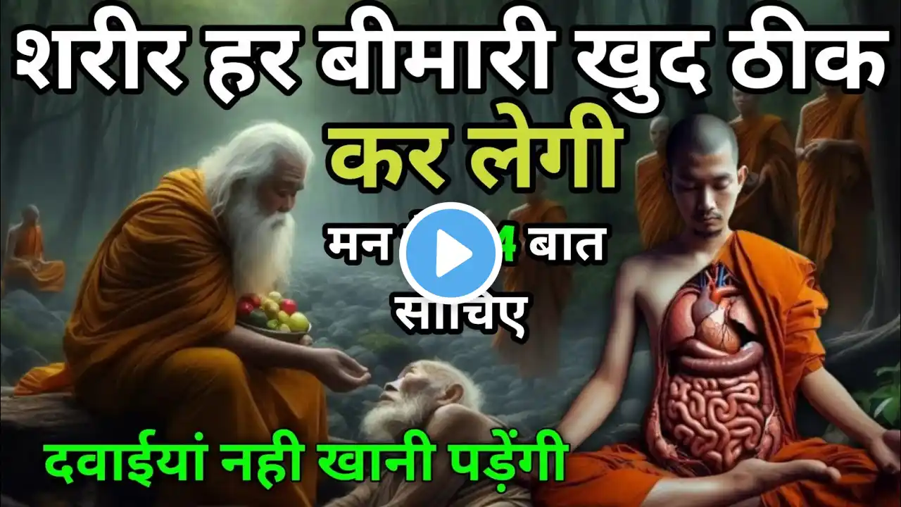 शरीर अपनी बीमारी खुद ठीक करेगी|गौतम बुद्ध buddhist story |buddha story |health tips |zen story
