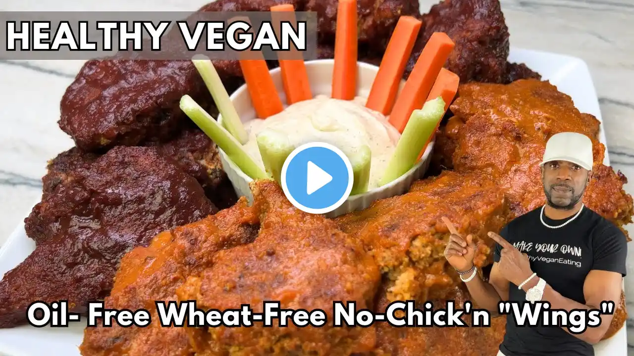 How to Make Vegan Mushroom "Wings"- Oil-free, Wheat-free