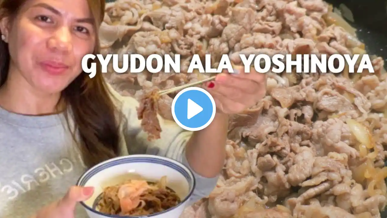 HOW MAKE GYUDON | MY OWN VERSION | JAPANESE BEEF BOWL