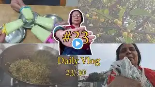 23/30 - आज Uttarakhand का फूलखाज बनाया 🍚😍 बनाई Falooda Icecream 🍧🍡 Daily Vlogging Challenge: Day 23