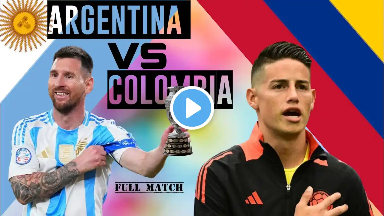 Argentina VS Colombia 1-0 Copa America Final Full Match. আর্জেন্টিনা কলম্বিয়া ফাইনাল পুরো ম্যাচ ।