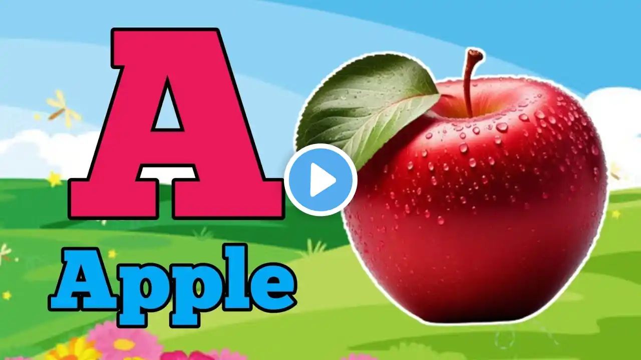 A for apple | phonics song | a for apple b for ball | #abclearningsongs