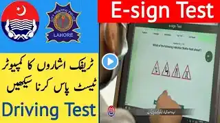 How to Pass Traffic E Sign Test | Driving Test Guide | Driving Test Question and Answer | License