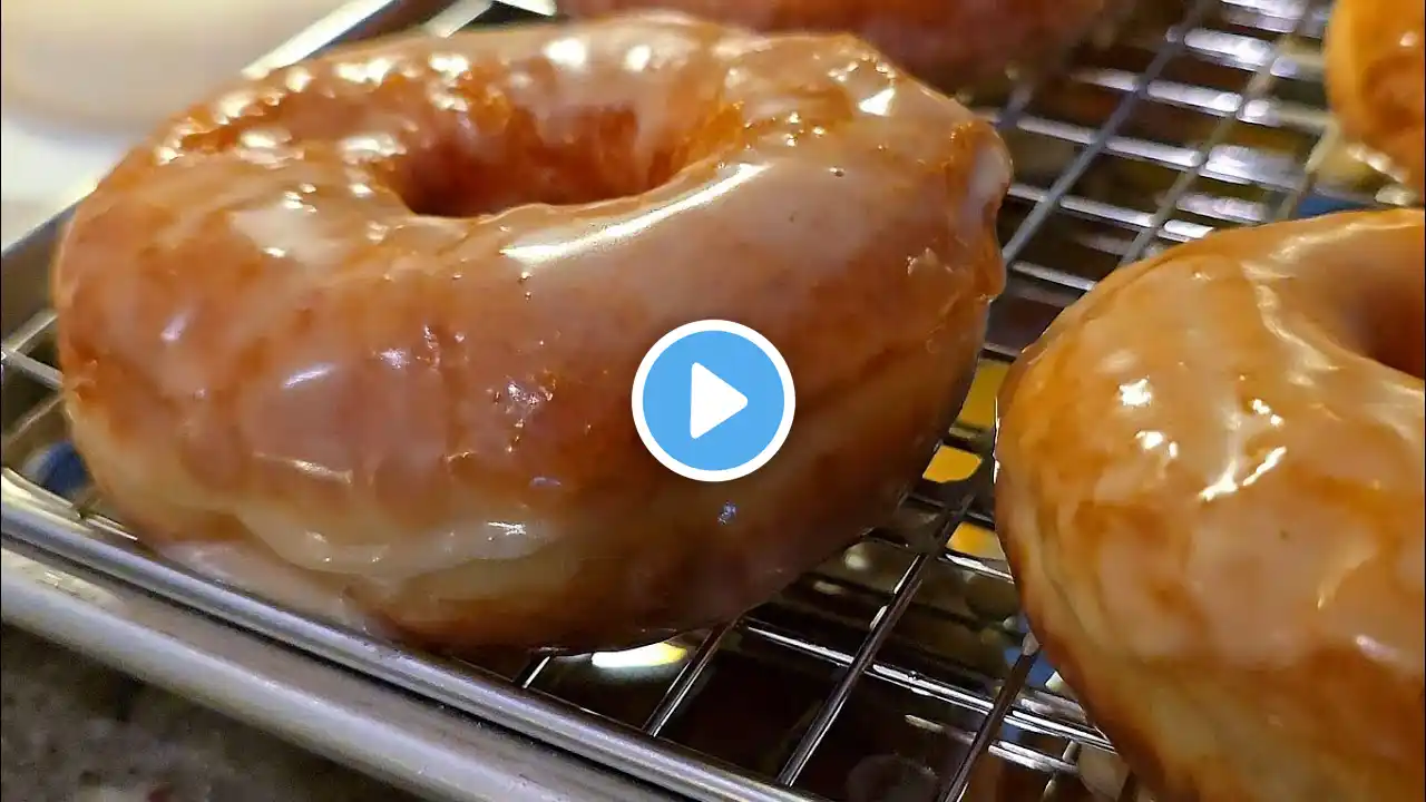 How to make Glazed Donuts EASY! Soft & FLUFFY donuts Recipe