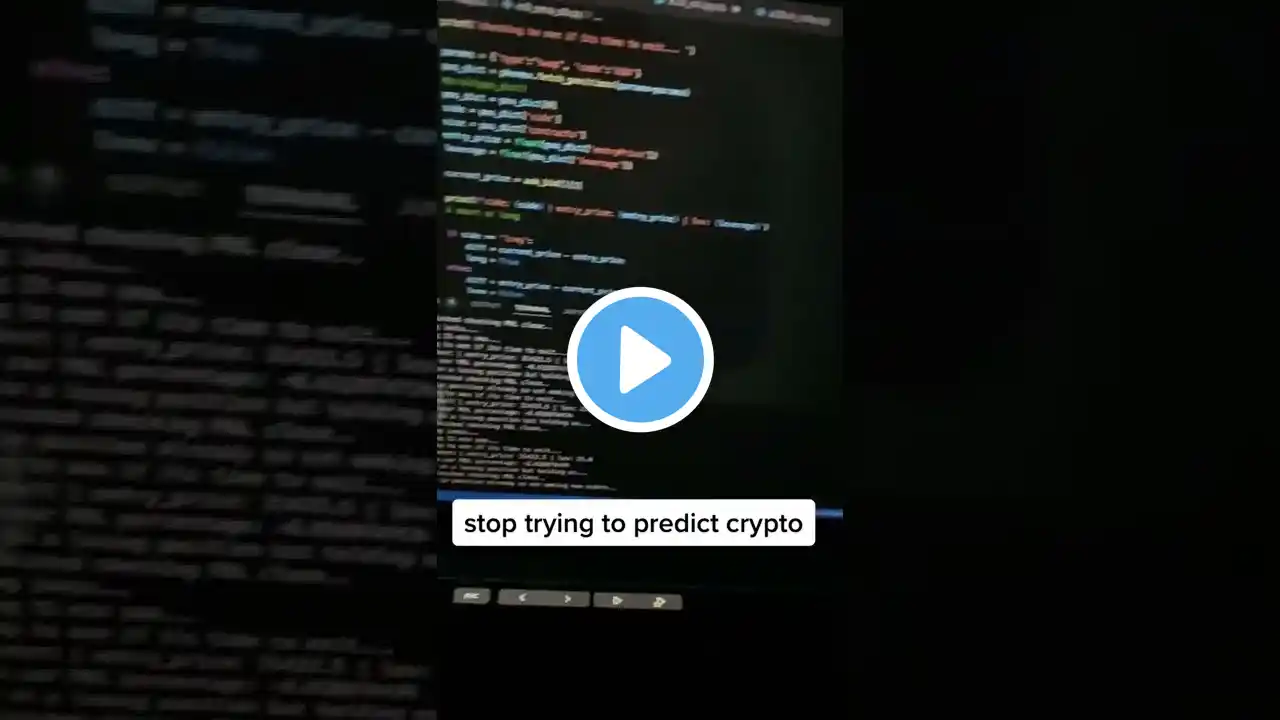 I'm tired of trying to predict crypto