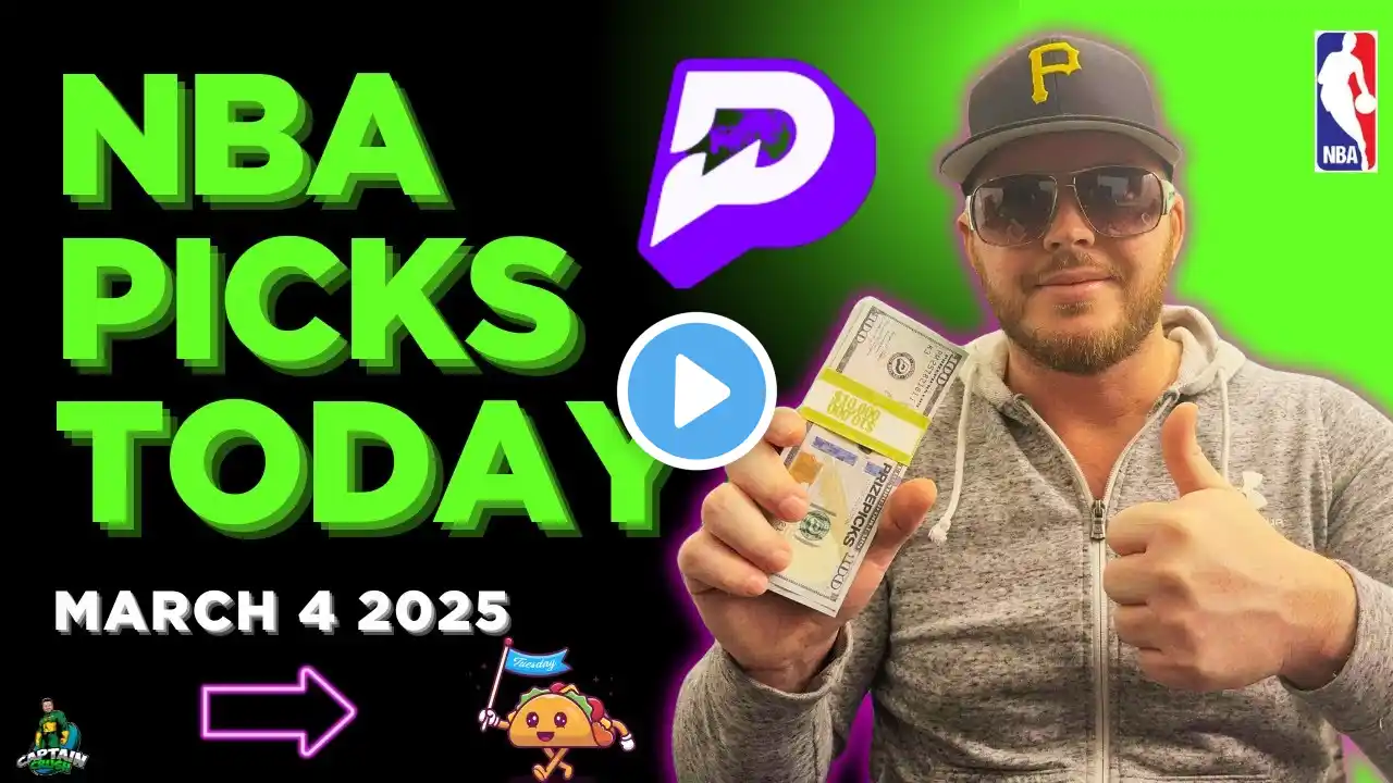 NBA PrizePicks Today | Best 5 Picks | Tuesday | 3/4/2025 | I Taco Tuesday Double UP PAIRS?