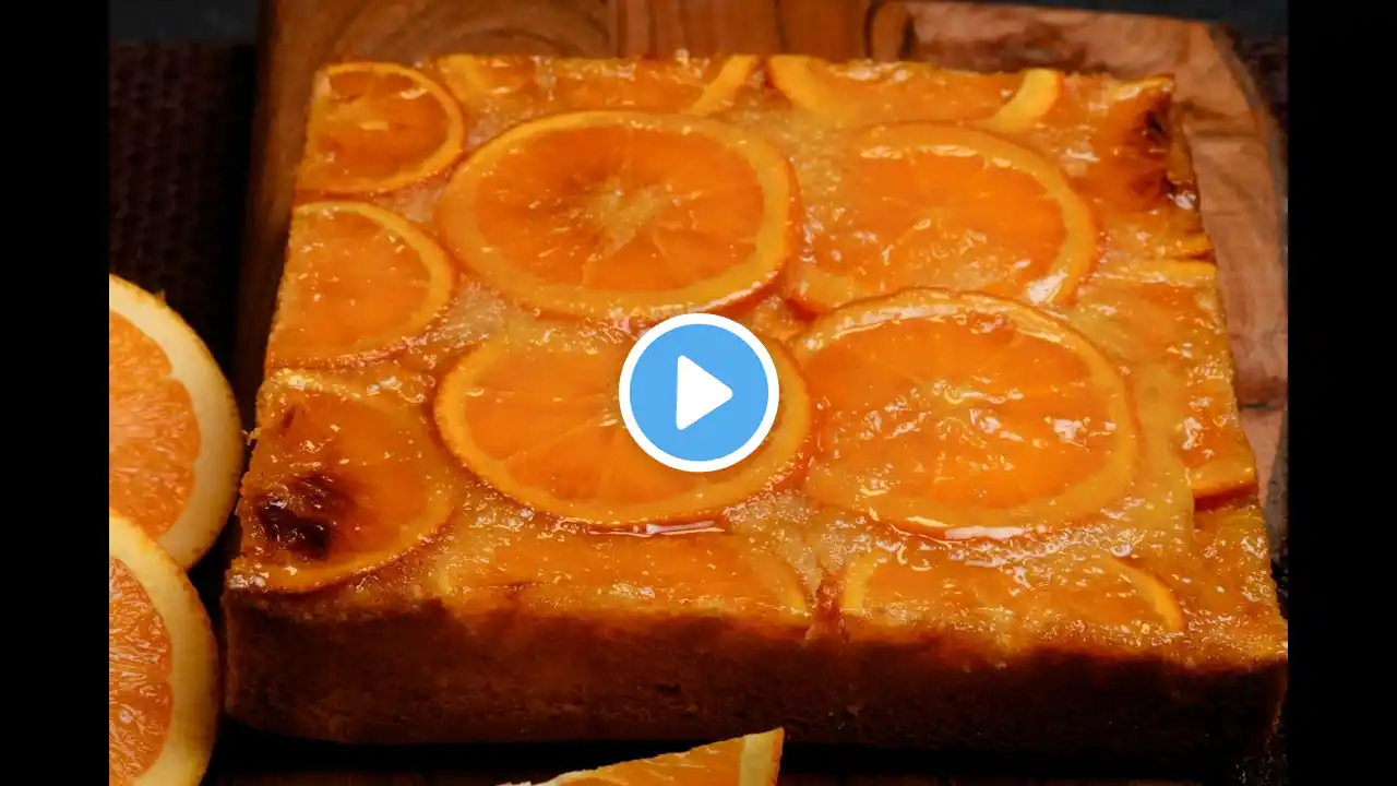 STOP Making Dry Cakes! How to make Moist and Delicious Orange Upside-Down Cake Recipe