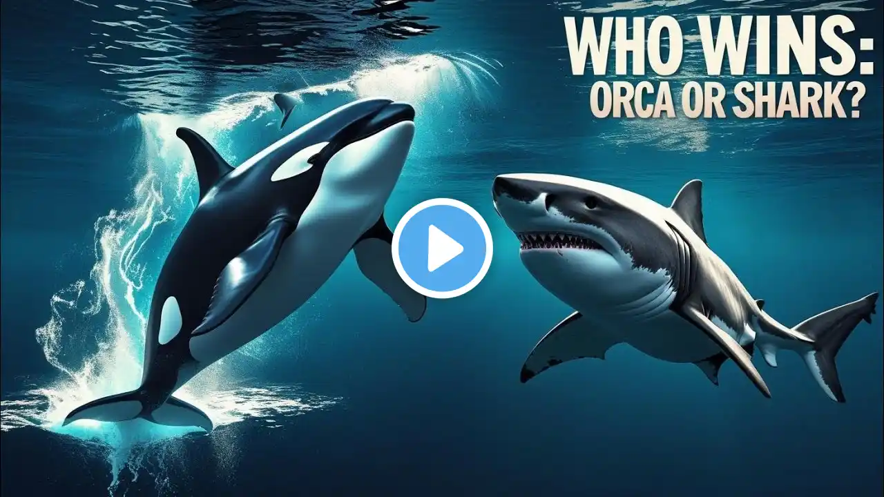 Orca π vs Great White Shark π¦ β Shocking β‘ Predator Battle!