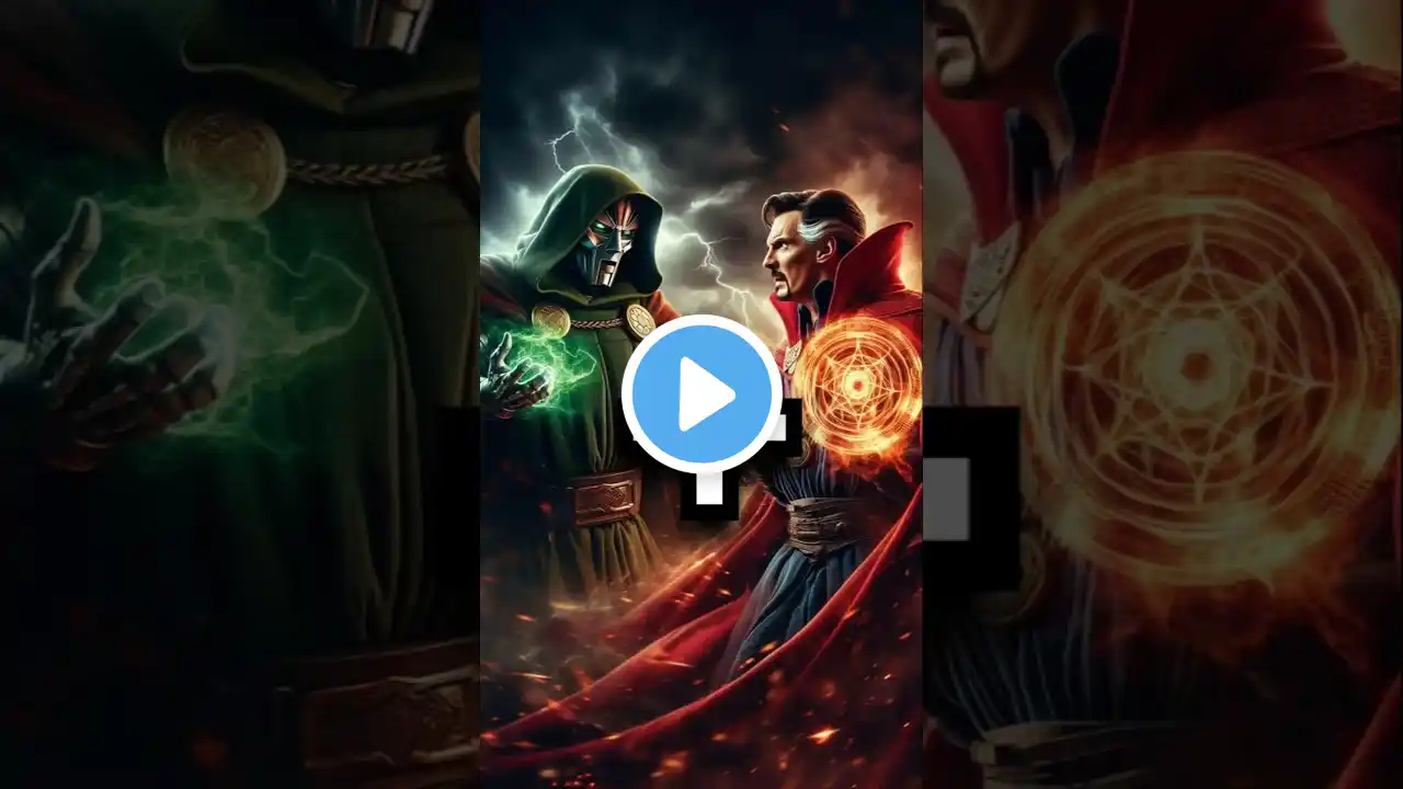 Doctor doom plus doctor strange and avengers (hulk, captain America, Thor, Spider-Man, ) #avengers