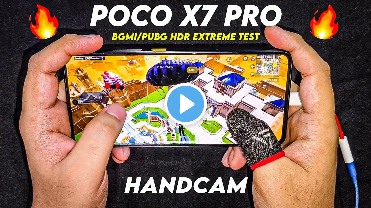 POCO X7 PROπ₯HANDCAM & BGMI/PUBG HDR EXTREME TEST 3.7 UPDATE #pocox7pro #pocox6pro #poco