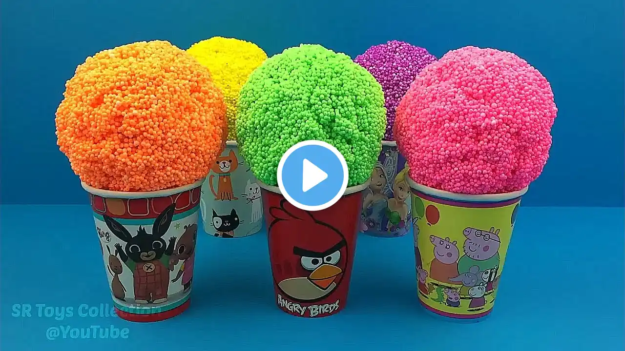 Play Foam with many Surprise Toys#srtoyscollection