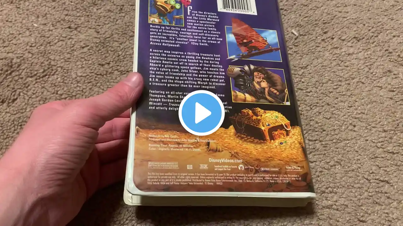 Treasure Planet 2003 VHS Overview