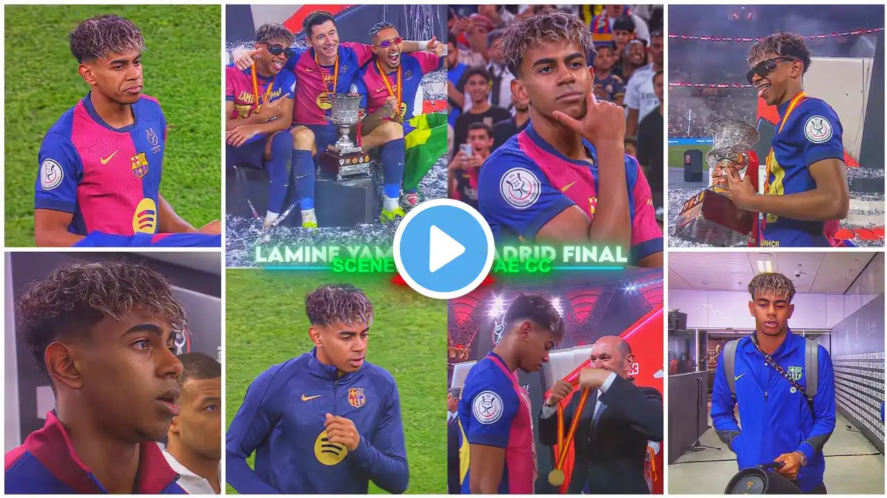 Lamine Yamal Vs Madrid Final 2024/25 / RARE CLIPS ● SCENEPACK 4K ( With AE CC and TOPAZ )