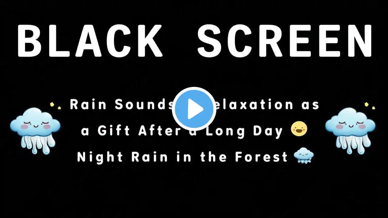 Peaceful Rainfall for Insomnia & Anxiety Relief | No Music, Just Nature Sounds