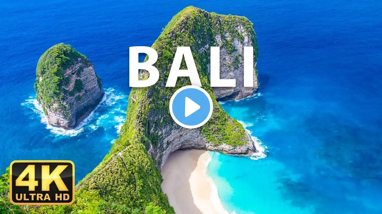 FLYING OVER  BALI (4K UHD) - Relaxing Music Along With Beautiful Nature Videos #2