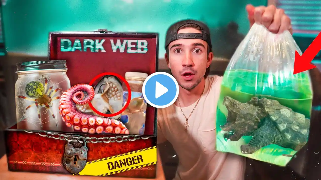 Ordering HAUNTED Live Fish Off The DARK WEB...