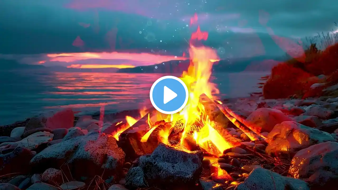 🔥 Cozy Fireplace 4K (3 HOURS) - Fireplace with Crackling Fire Sounds and Fireplace Burning