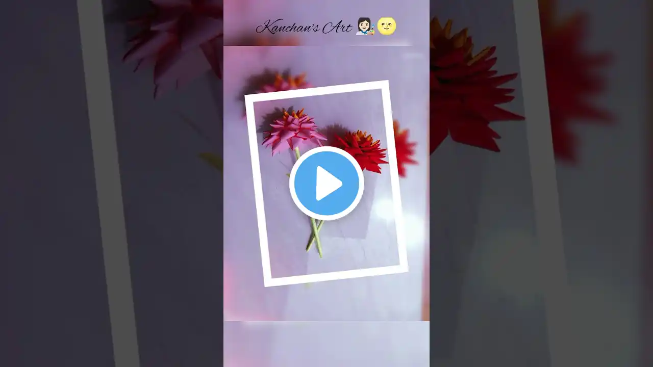 3D Art 💥 How to make Paper Flower Rose Easy Craft Ideas 🌹