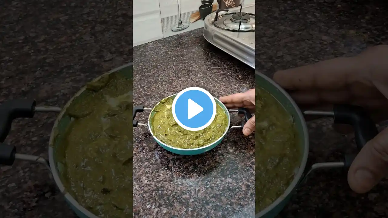 Golden Paneer + Spinach Magic! 🥘🔥 (Creamy Palak Paneer in 1 Minute!)