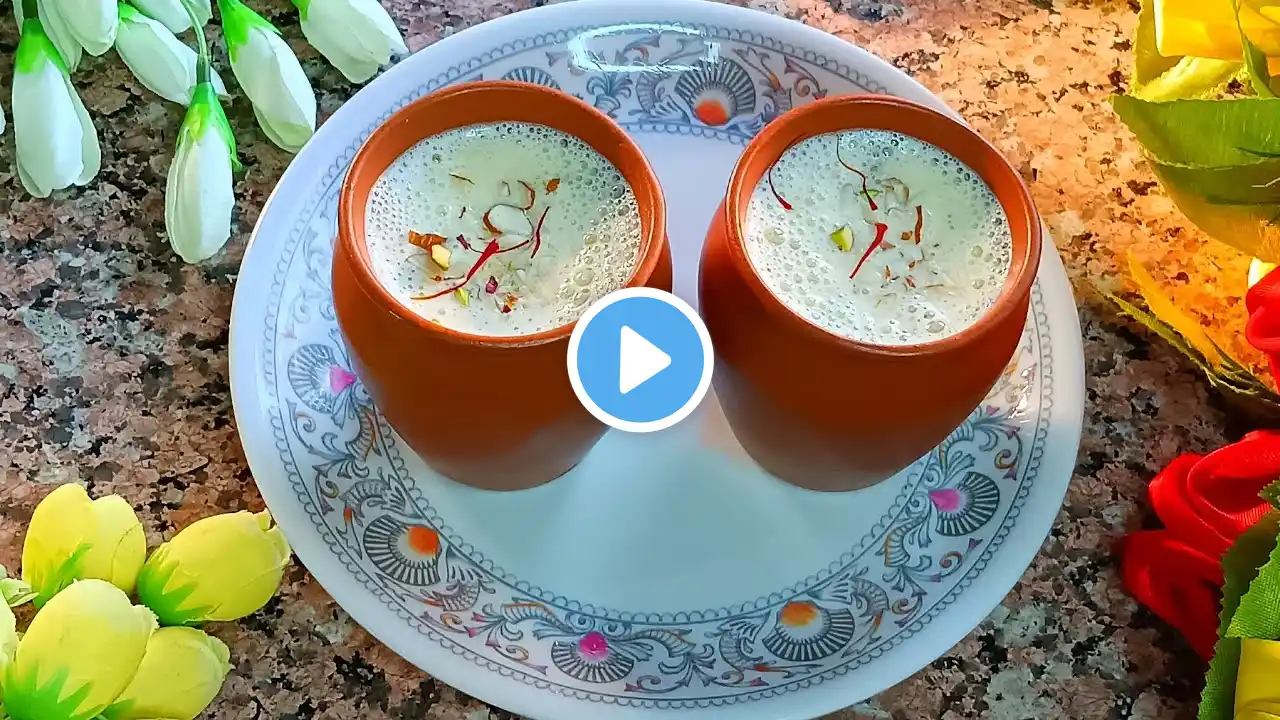 सर्दियाँ स्पेशल कुल्हड़ वाला केसर दूध / Winter special kulhad milk recipe #health #milk #beverage