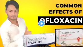 Ofloxacin tablet ip 200 mg in hindi - Mechanism Of Action, Side effects ‪@healthymedi‬