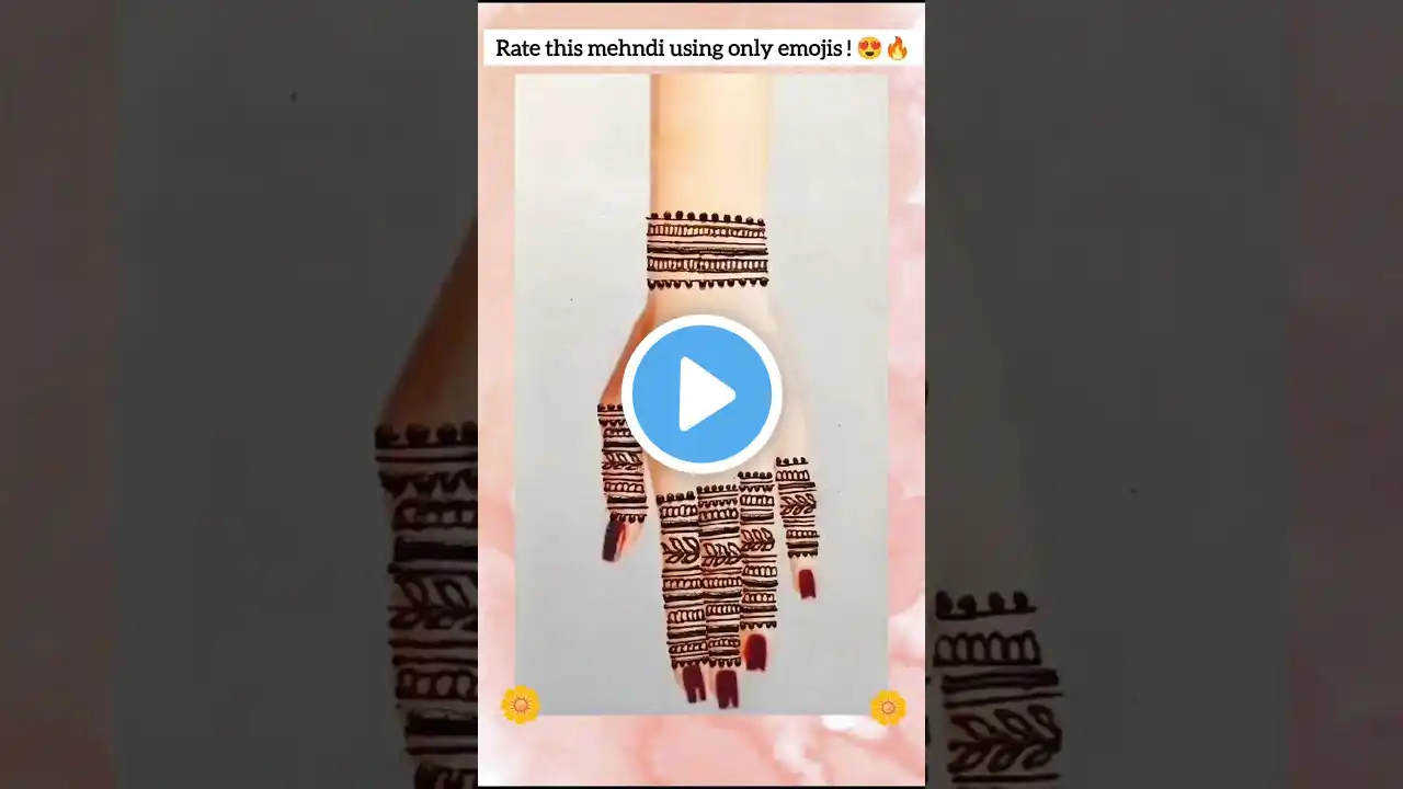 "Mandala Mehndi Design"🌸🌟 #youtubeshorts #mehndi #shortfeed #shorts #viralshort #fyp #explore