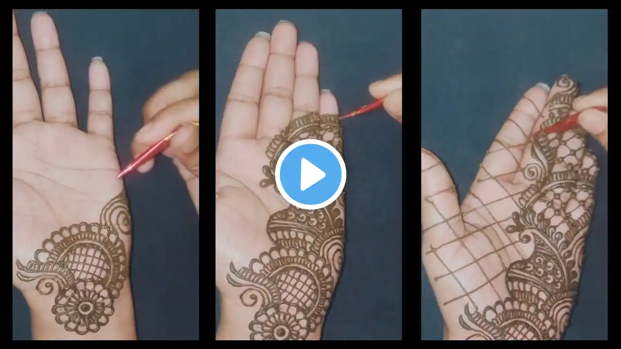 Simple front full hand mehndi designs|| easy mehndi designs||beautiful mehndi designs