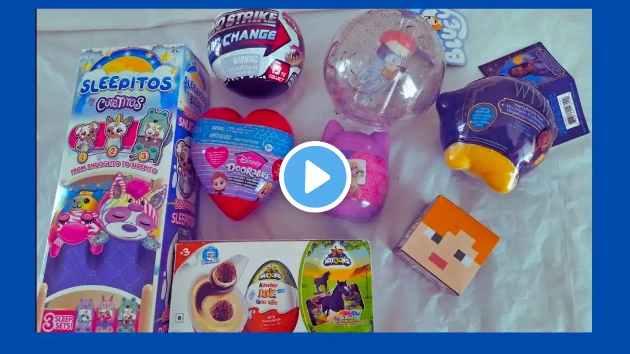 11 Minutes Of Toy Surprises! Disney Zuru 5 Surprises Unboxing - Sleepitos, Cutetitos, And More!