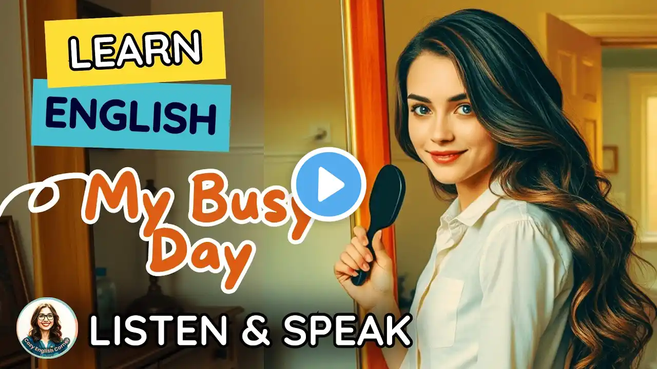 My Busy Day  | Improve Your English | Listen and Speak English Practice - My Daily Life