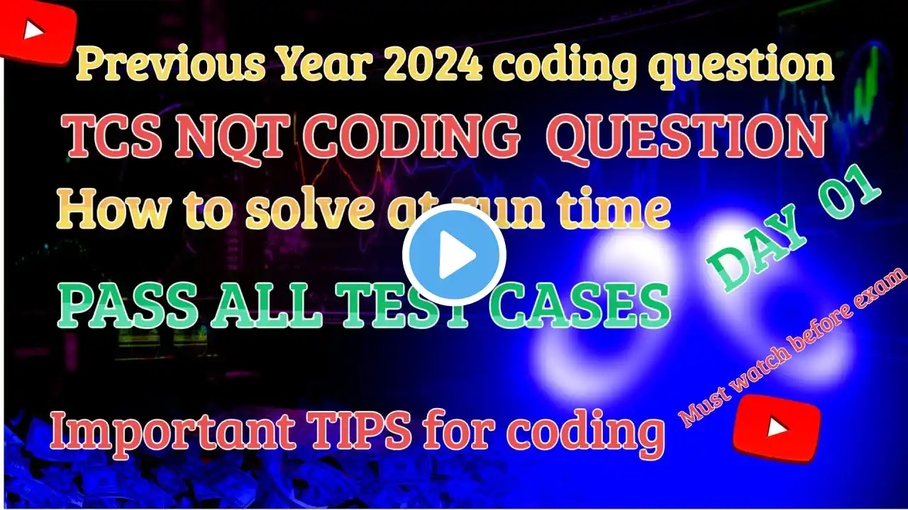 TCS NQT 2025 Coding Question | Previous Year Problem | Logic & Solution Explained#tcsnqt2025 #tcs