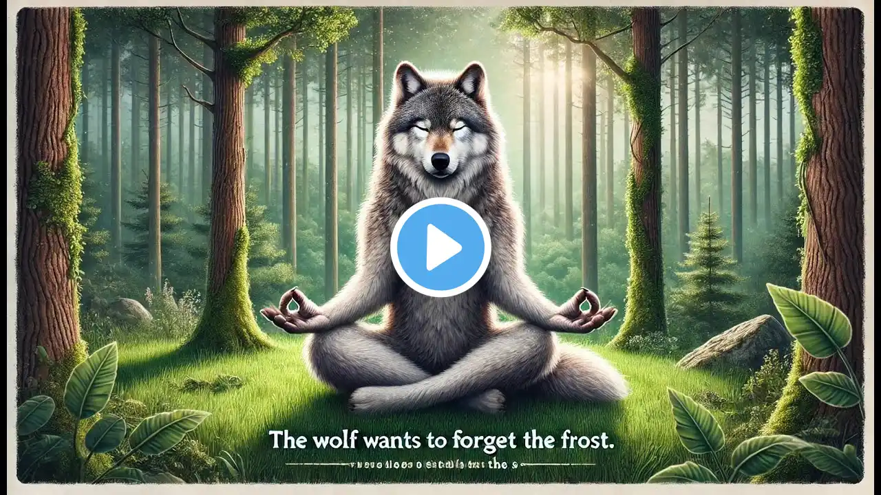 the wolf wants to forget the frost | calm meditation music