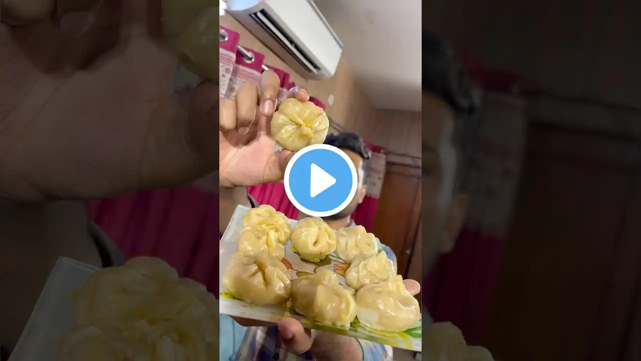 Market vs Homemade Momos || ghar pe momos kaise banaye || momos recipe || #shots ##shotsfeed