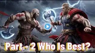 Who Will Win The Race | Thor VS Kratos | Part-2 | #godofwarragnarok #livestreamer #shortslivestream