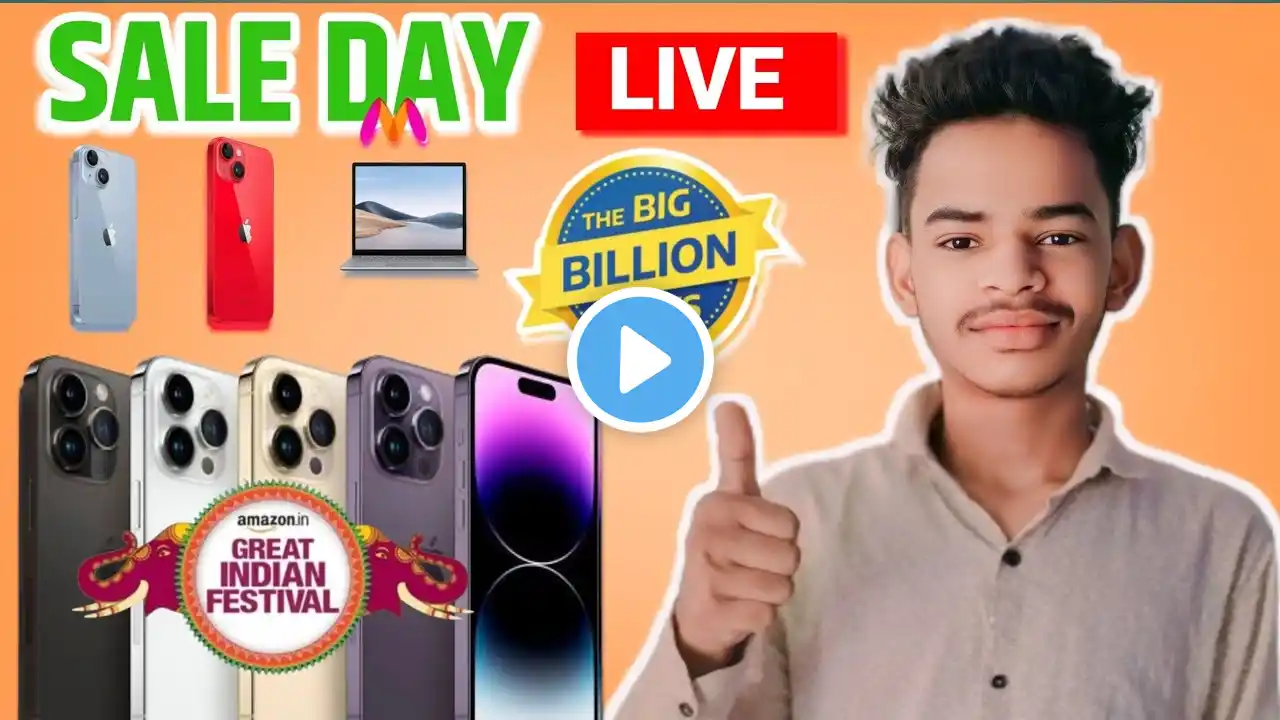 Flipkart Big Billion Days Sale is LIVE & Amazon Great Indian Festival 2024 | BBD & GIF LIVE Q&A